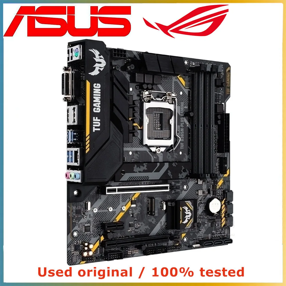 For ASUS TUF B365M-PLUS GAMING B365 M.2 USB3.1 DDR4 64GB M.2 Micro ATX support 9th/8th 9100 9700 8700 generation
