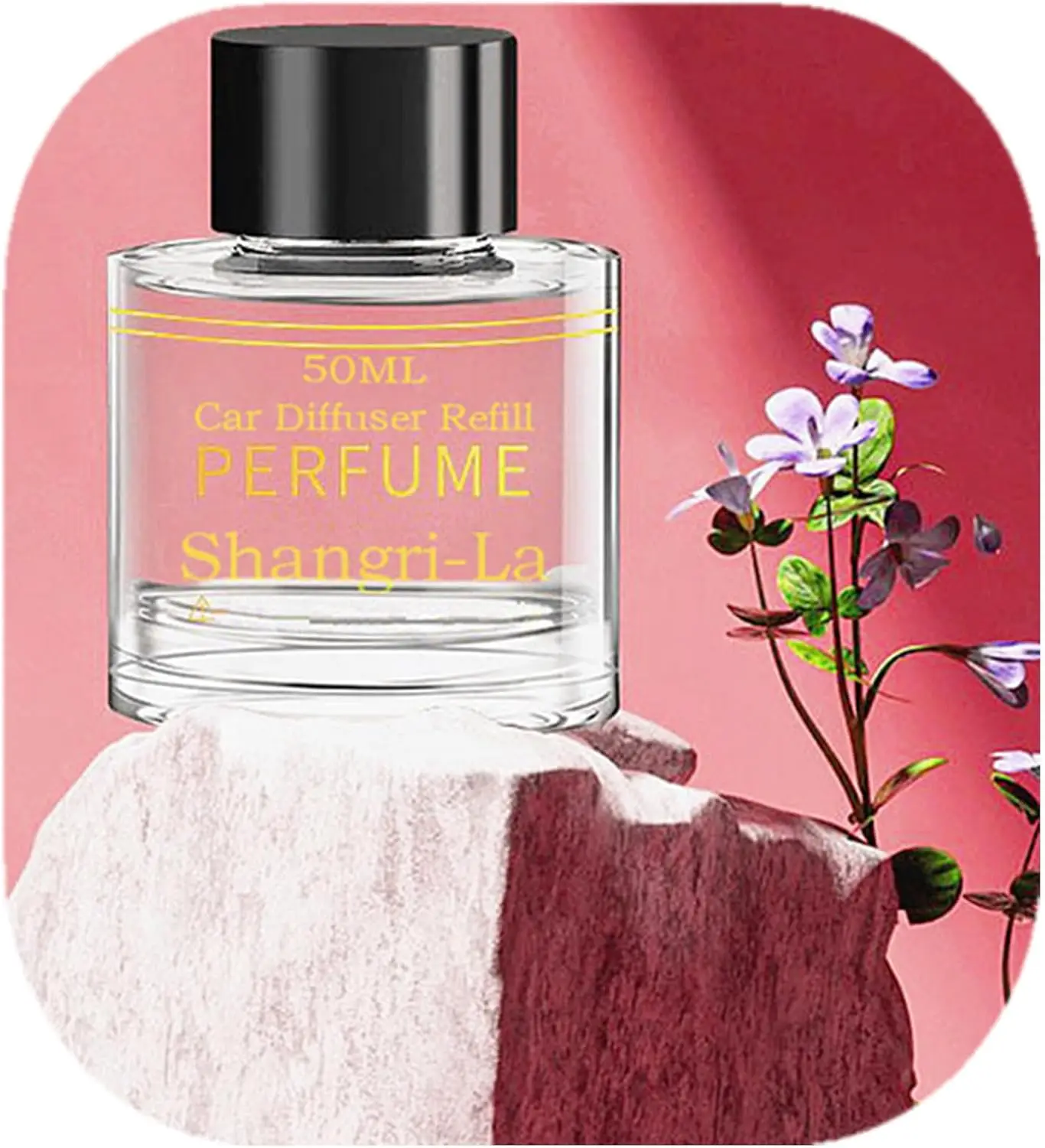 

Natural Plant Extract Car Air Freshener Refill, 50ML, Compatible with Various Diffusers, Lasts 3-5 Months