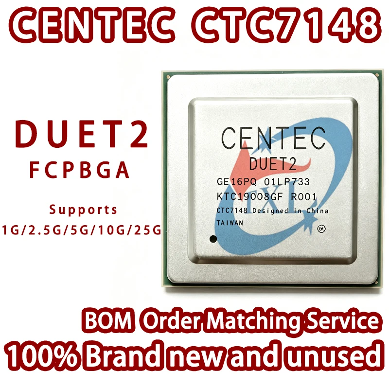 100% Brand New Import CENTEC CTC7148 DUET2 FCPBGA Fifth-generation high-performance Ethernet switch communication chip IC
