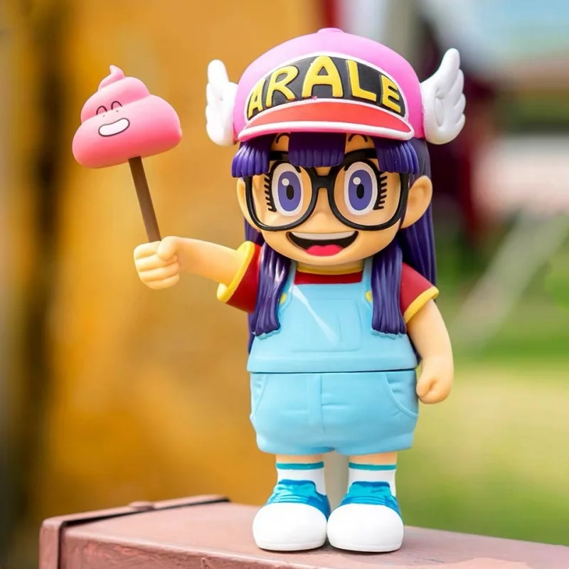 Dr. Slump Anime Figure Arale New Year Birthday Gift Collectible Animation Cartoon Pvc Material Model Toy Home Decoration