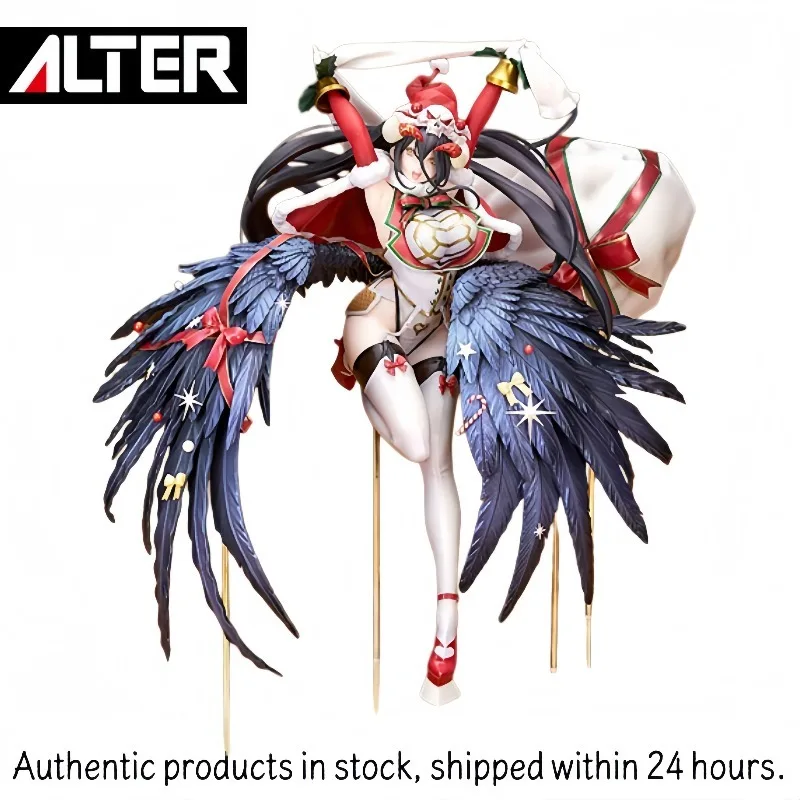 

Original Alter Prepainted Overlord Albedo Pure White Santa Ver. Anime Character Figure Collection, 1/8 Toys Gifts