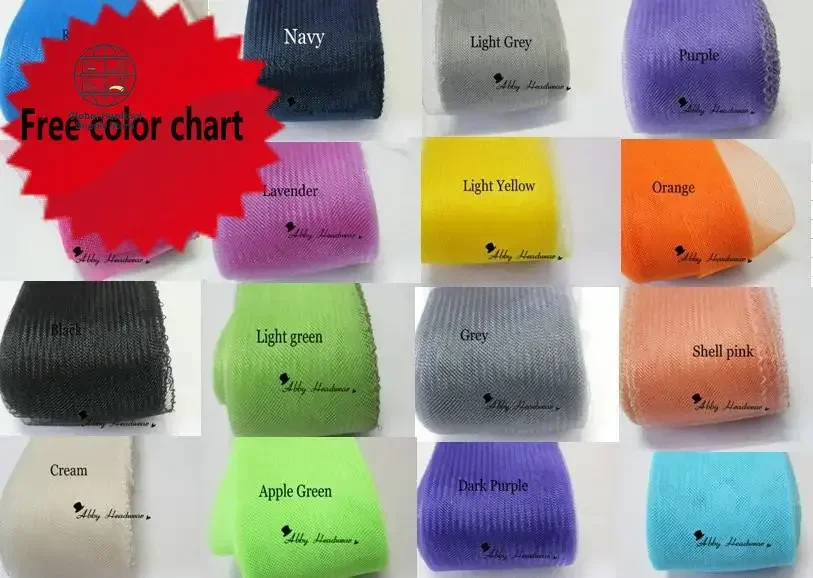 3.1' 8cm Soft Polyester Hair Horse Mesh Braid Ribbon Great for the Bottom of Skirts or Wedding Dress