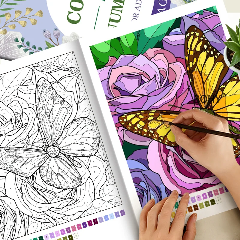 1 Adult Decompression Coloring Book, 32 Pages, Improving Aesthetic Ability, Color Matching Skills Study, Suitable As Gifts