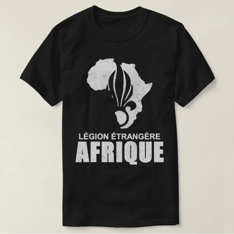 French Foreign Legion Legion Etrangere Afrique T-Shirt 100% Cotton O-Neck Summer Short Sleeve Casual Mens T-shirt Size S-3XL