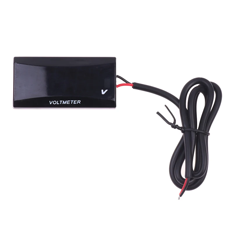 Mini LED Display Digital Voltmeter Panel Volt Voltage Meter Tester Reverse Connection Protection 12V For Car Motorcycle Universa