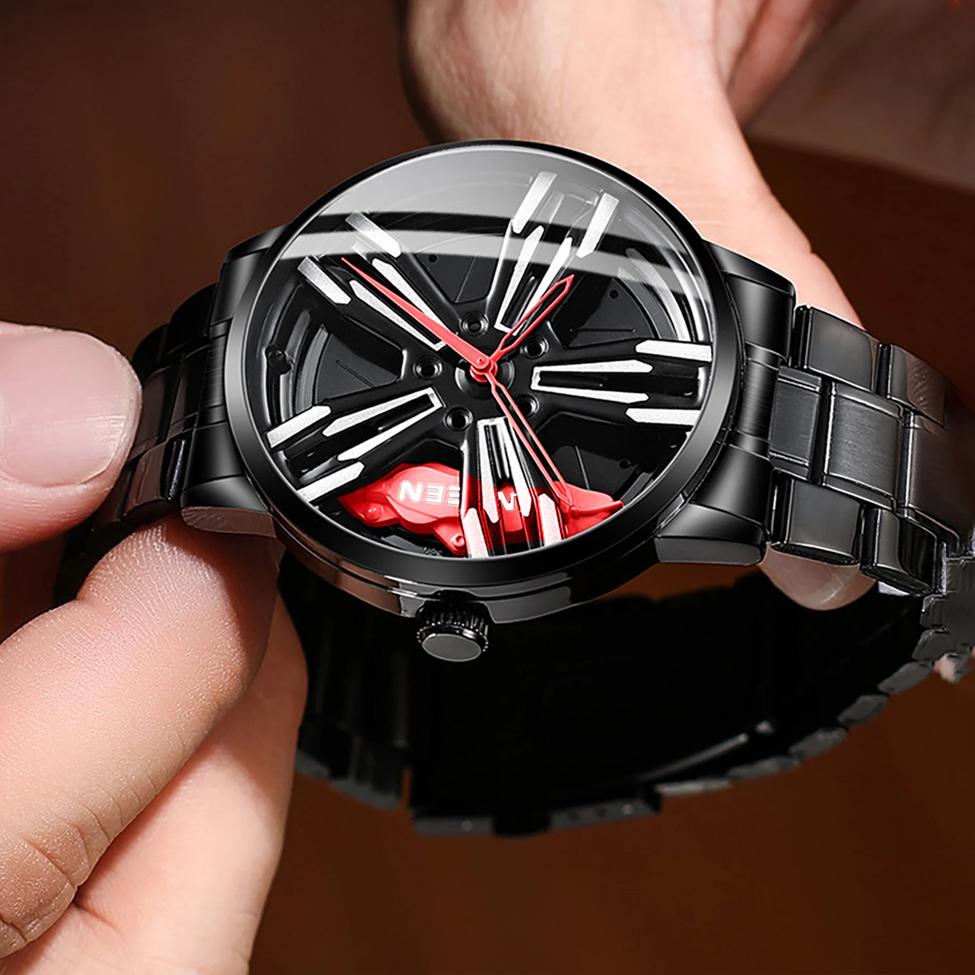 BINBOND Wheel Hub Men's Watch  - Men'S Fashion Hub 评论和价格