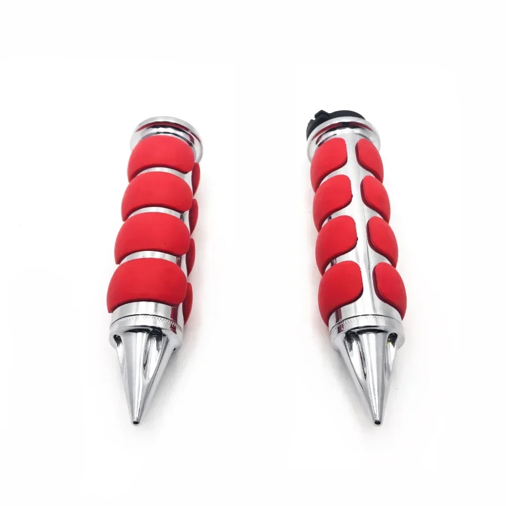 

Motorcycle Red 25mm Handlebar Grips for 1996-2010 Harley V-Rod Night Street V Rod Kawasaki Nomad 1500