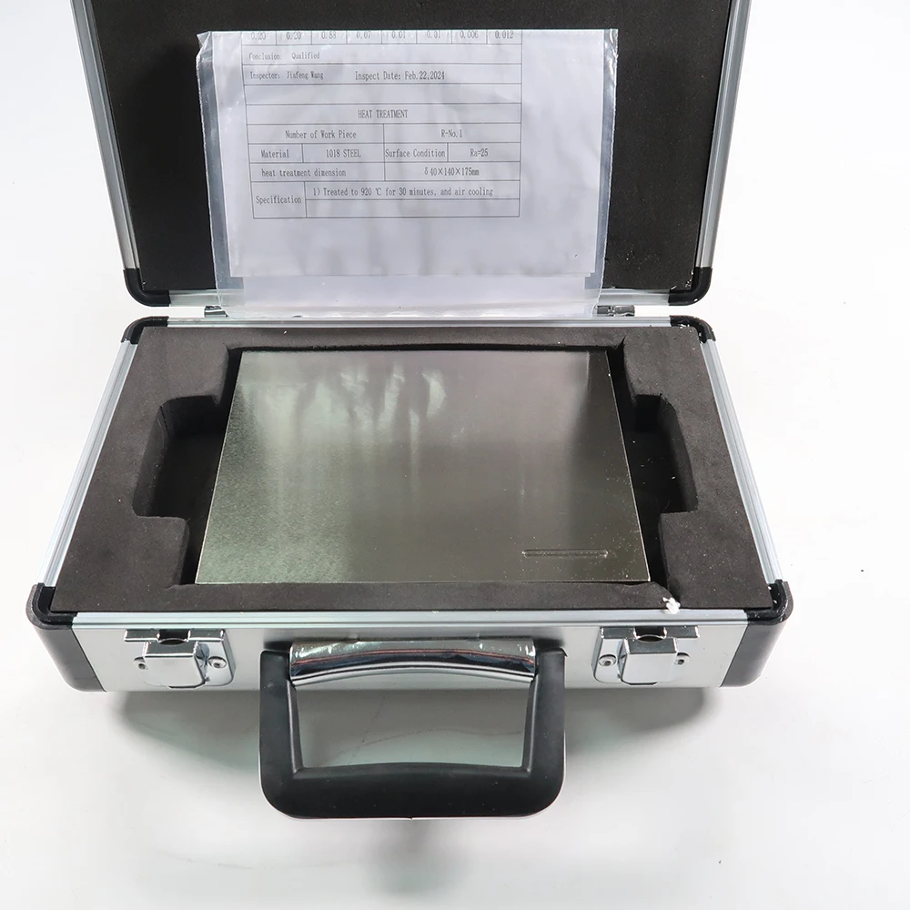 .750" ASME-1인치 기본 교정 블록 1018 강철 니켈 도금 테스트 블록