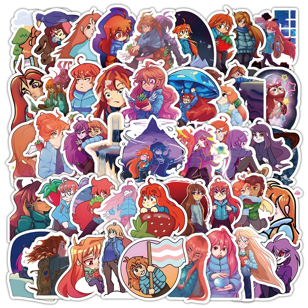 10/30/50pcs Game Celeste Cartoon Stickers Decals Cute Graffiti Skateboard Laptop Car Waterproof Anime Kids DIY Sticker Toys Gift