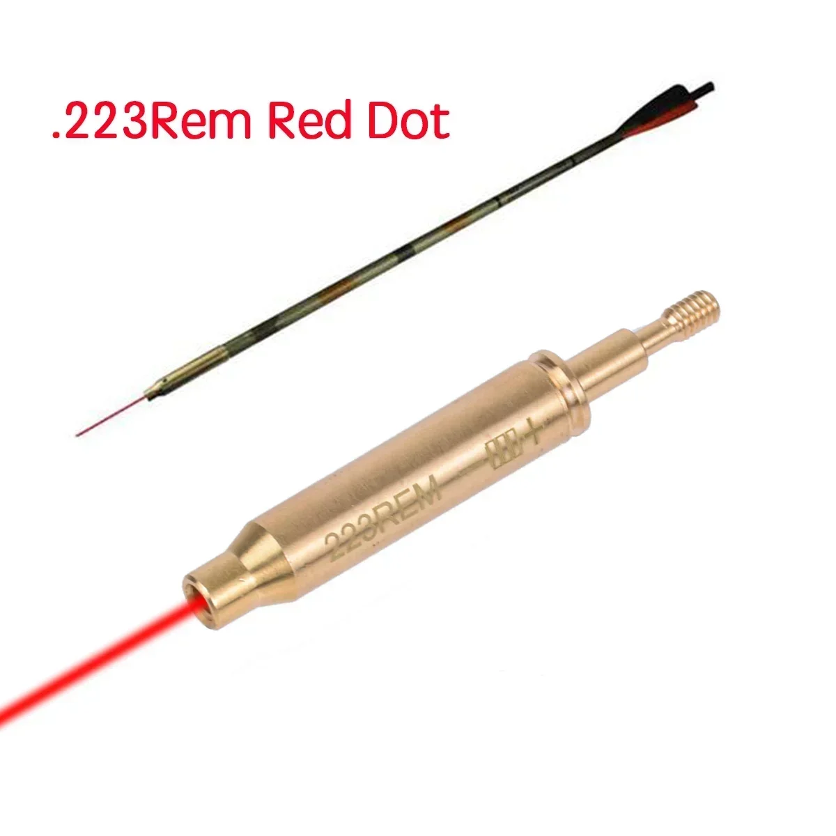 LAMBUL Cartridge Wavelength 635-655nm .223Rem Red Dot Laser Brass Sight Archery Arrow Red Laser Bore Sight Hunting Accessories