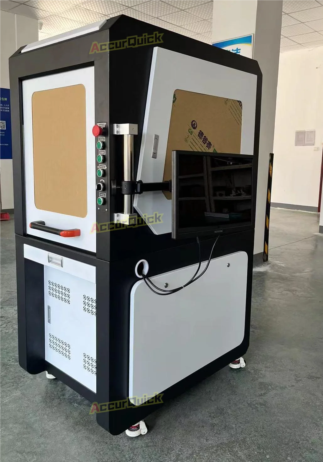 

High Precision Laser Marking Machine 20W 30W 50W 60W 80W Raycus JPT Fiber Laser With Dust Collector System