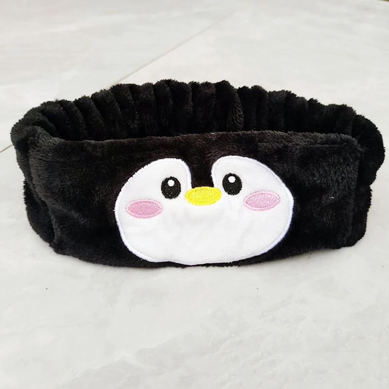 Bonito gato orelha headwear versátil menina mulher lavar rosto adorável animal smie macio elástico faixas de cabelo velo maquiagem assistente bandana