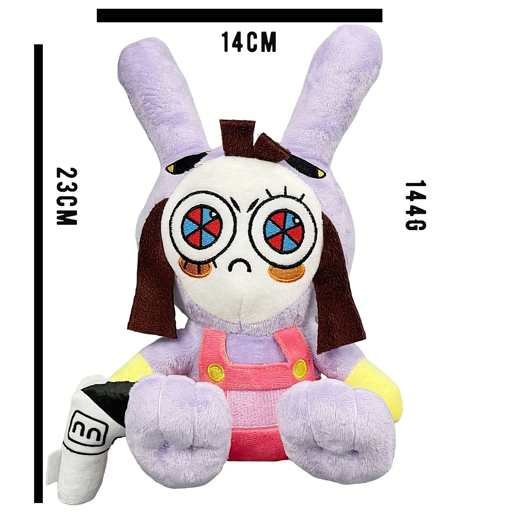 2026 New Cute Purple Maid Bunny Plush Toy Soft Stuffed Cartoon Rabbit Kawaii Plushie Kids Birthday Gift Room Decor Party Favor