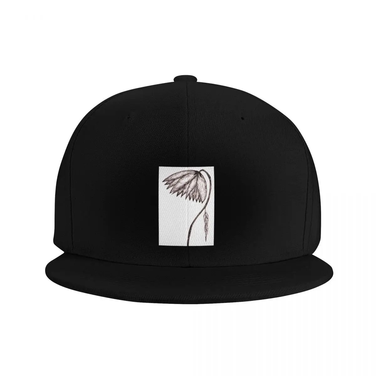 Dying Flower (Right Half). Baseball Cap Luxury Man Hat Sports Cap Beach Women's Men's