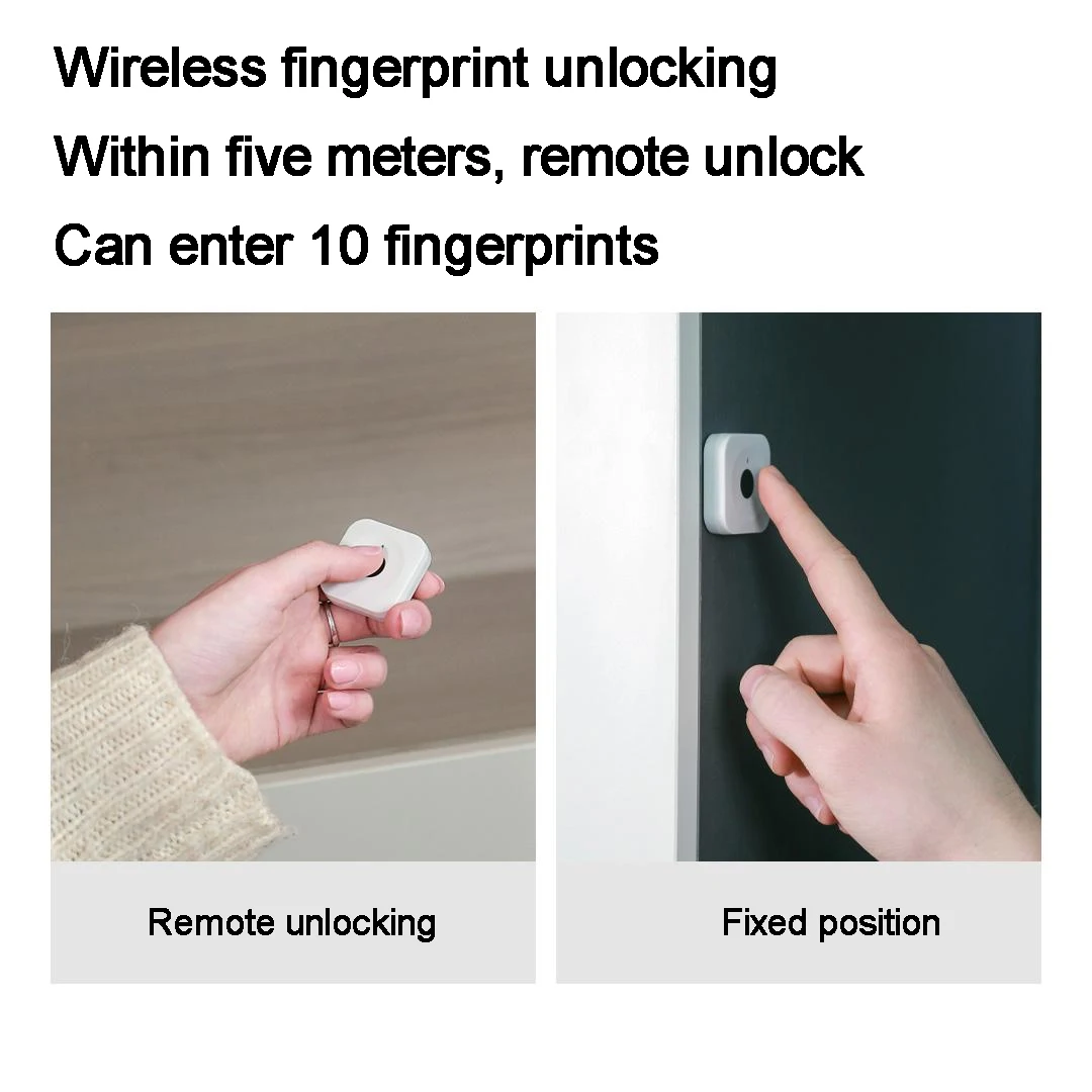 YEELOCK Smart Drawer Cabinet Lock Pro Wireless fingerprint NFC Bluetooth unlocking No punching required Works with mijia APP