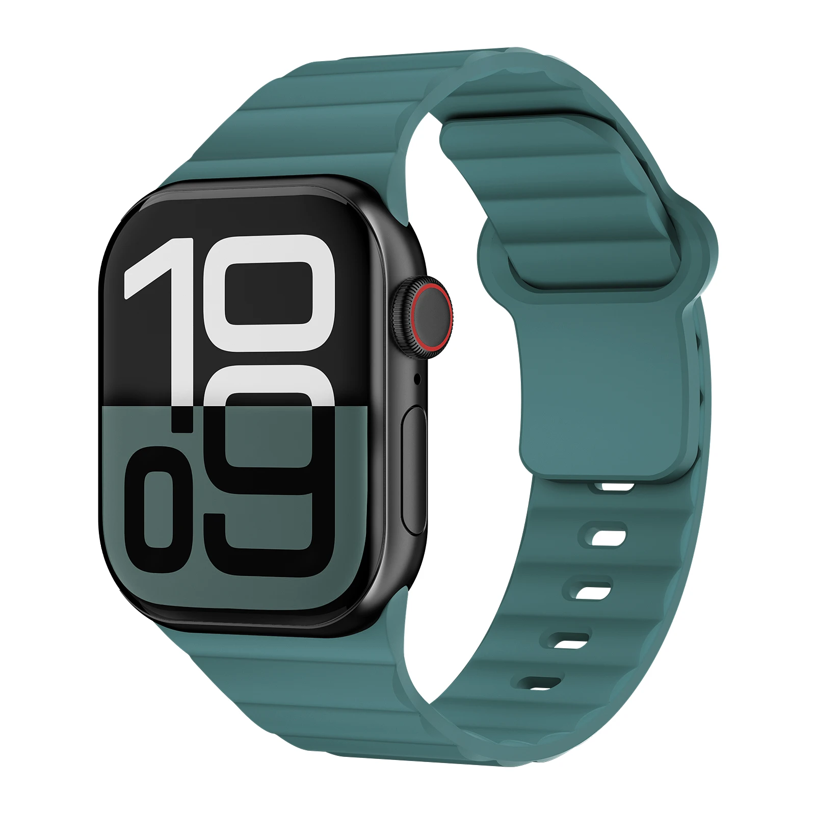 Sport siliconen bandje voor Apple Watch bandjes 44mm 40mm 46mm 49mm 42mm 45mm armbanden iWatch ultra 2 3 series 11 10 9 8 7 SE