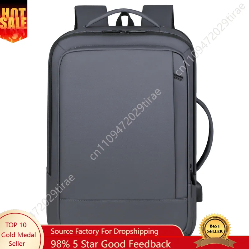 Rilibegan Men Travel Backpack Expand Oxford Big Capacity USB Charge Business Male Backpacks Computer Men Backpacks