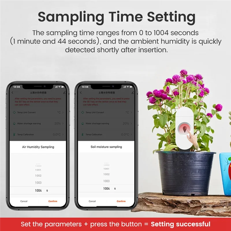 

【Горячая цена!】Zigbee Smart датчик влажности почвы 2-в-1 Bluetooth измеритель влажности и трекер температуры для комнатных растений Gardenin