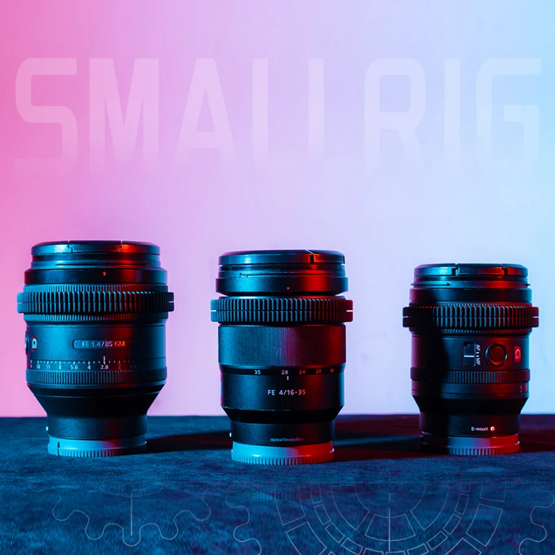 SmallRig Φ62.5-Φ64.5 Anello ingranaggi di messa a fuoco senza soluzione di continuità per Sony per Canon per Panasonic per Nikon DSLR 3291
