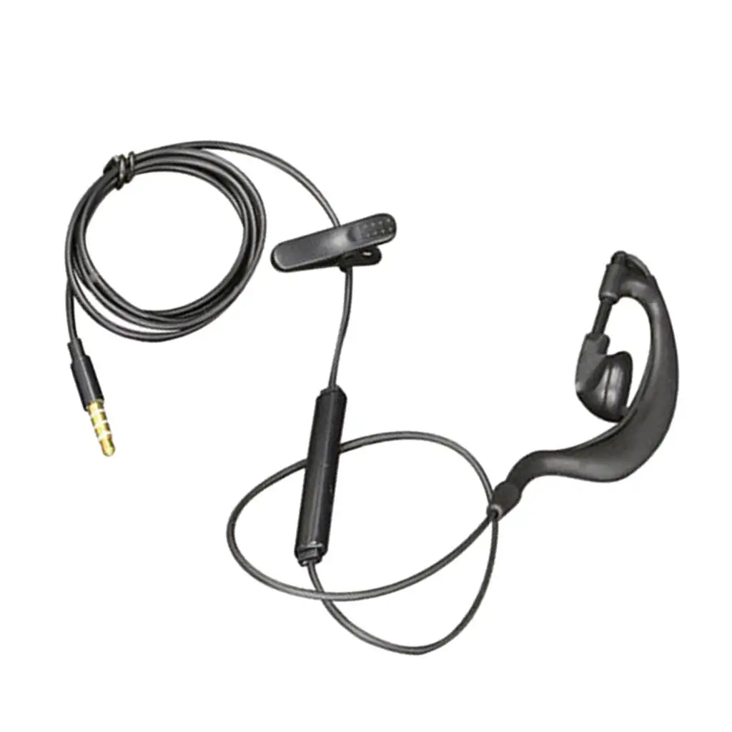 Одиночные наушники 3,5 мм с микрофоном и регулятором громкости для