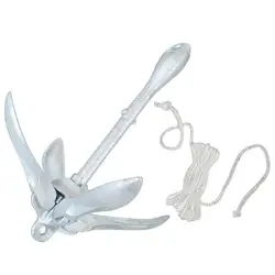 Watercraft Anchor Stainless Steel Folding Universal Dinghy Kayak Marine Canoe Boat Grapnel Anchor Boat Accessories