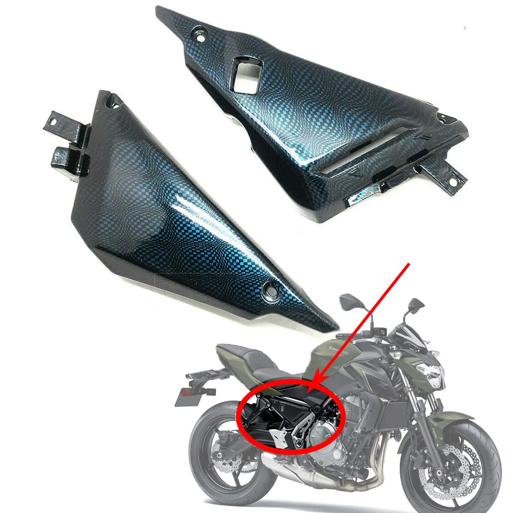 

Motorcycle Frame Side Cover Cowl Panel Trim Body Fairings For Kawasaki NINJA Z650 650 2017 - 2020 Guard Protector Accessories