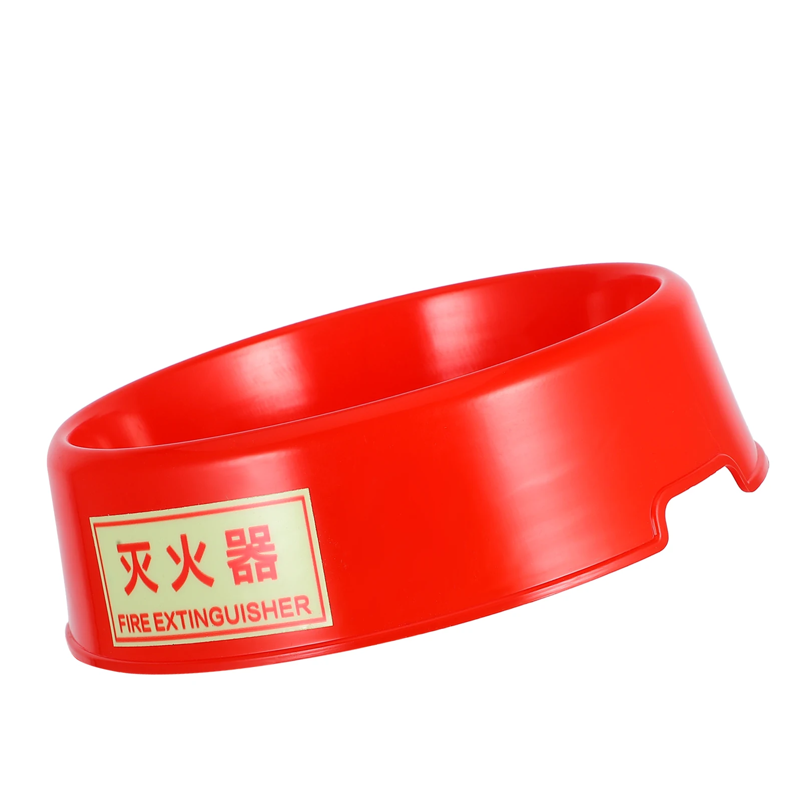 Glow In The Extintor Base Supporto da pavimento in plastica Supporto Organizer Stabile Anti punta Durevole ignifugo