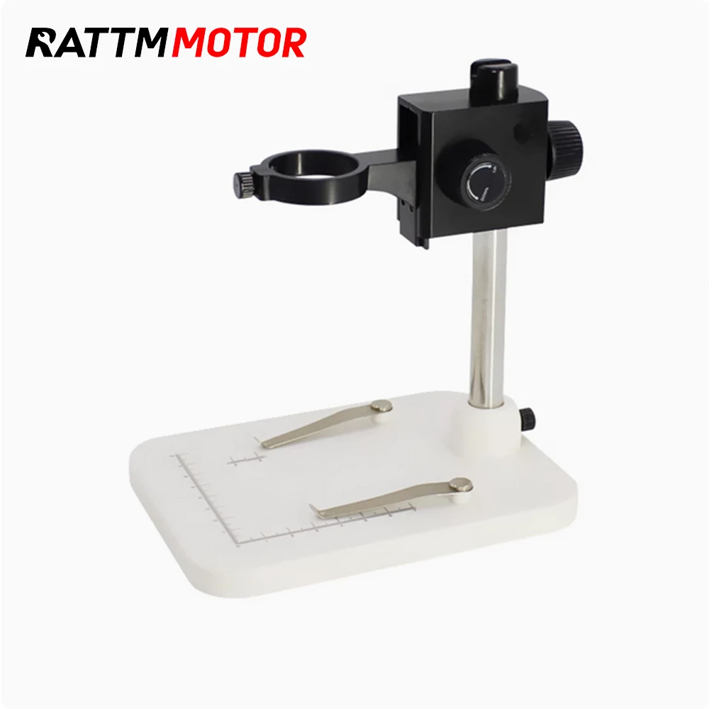Microscopio digital electrónico USB/AV, soporte de aleación de aluminio, elevador de mano universal, soporte ajustable, mesa de embudo