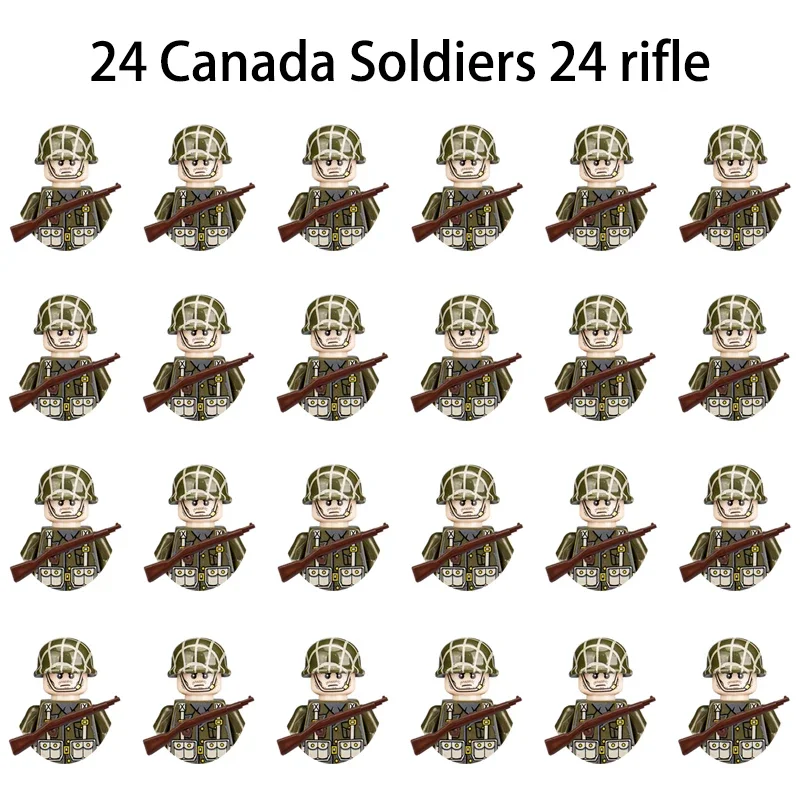 Juguetes para niños, figuras de acción en miniatura de soldados militares de la Segunda Guerra Mundial, juguetes para niños, regalos de Navidad.