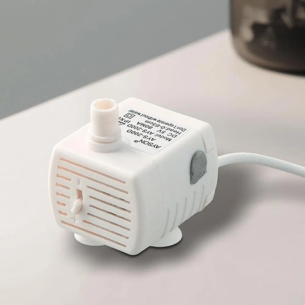 Bomba de agua de 5V para dispensador de fuente de agua para gatos, suministros de fuente automática para perros y mascotas, accesorios de Motor de repuesto, enchufe USB