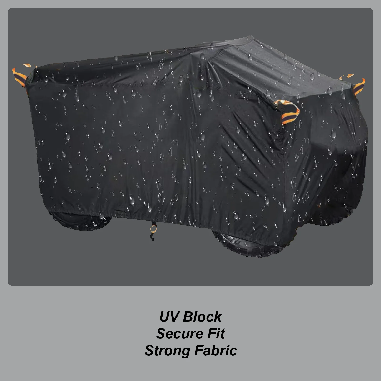ATV Covers Waterproof Outdoor Heavy Duty All Weather Tarp Waterproof ATV Cover For Rainy Weather Summer Sun Exposure Winter Road