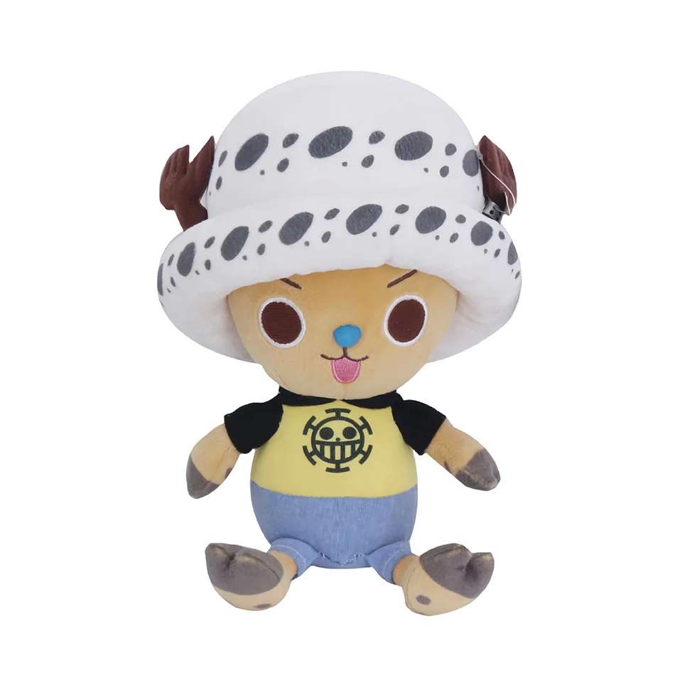 One Piece Plüschtiere Monkey D Ruffy Ace Law Weiche Stoffpuppen Tony Tony Chopper Cos Sanji Sabo Buggy Geburtstagsgeschenk 8/12 Zoll