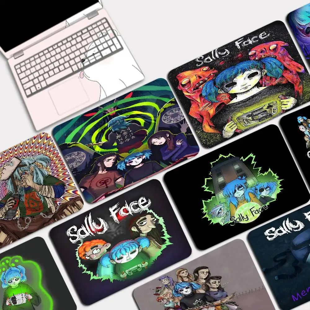Alfombrilla de ratón para ordenador portátil, alfombrilla de ratón para PC, alfombrilla de ratón para juegos, alfombrilla de ratón para PC, Game S-Sally F-Face Terror Adventure Cabinet Gaming Computer Laptop Desk Mat Mouse Pad Mouse Mat Notbook