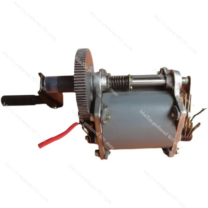 

Vintage Magneto Telephone Hand Crank Generator Gearbox Brushless Permanent Magnet AC 100-360V Gear Drive Generator