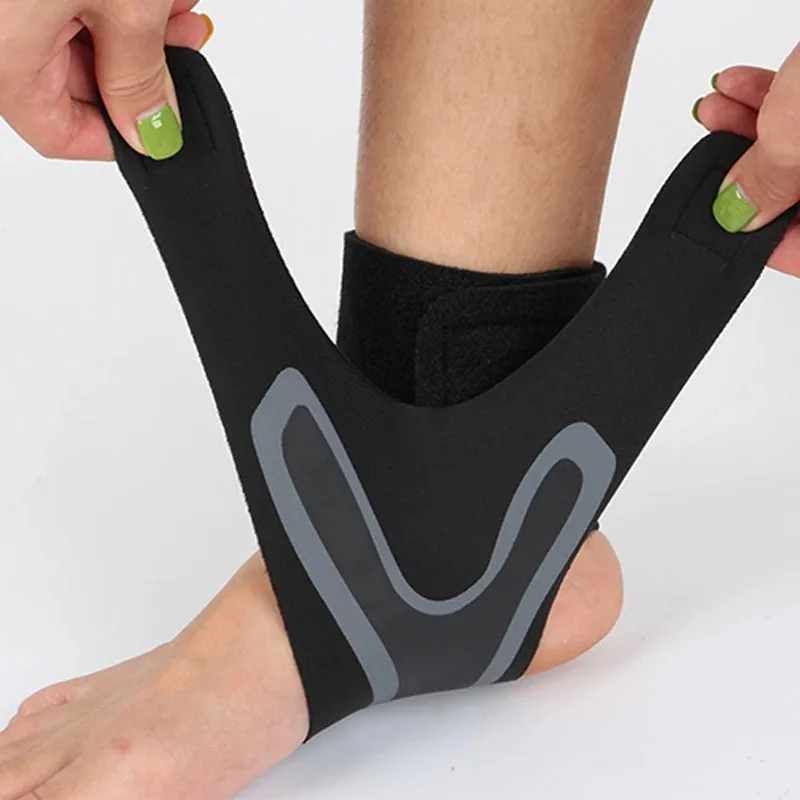 1 Piece Ankle Sleeve Sports Protective Gear Anti-Sprain Pressure Resistant Support for Outdoor Basketball And Football
