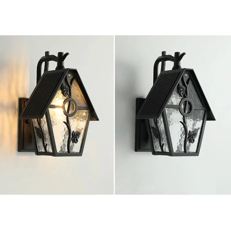 Factory direct sales aluminum die-casting waterproof courtyard wall lamp European Chinese outdoor style house wall outdoor lamp