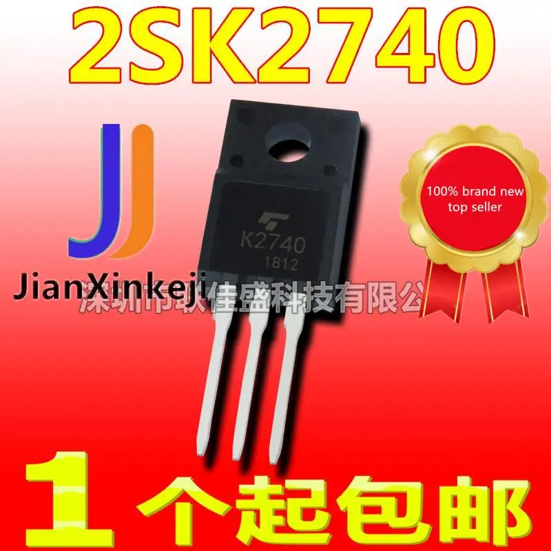 10pcs 100% 재고 있음 2SK2740 K2740 7A 600V TO-220F N 채널 MOS 튜브 전계 효과 튜브