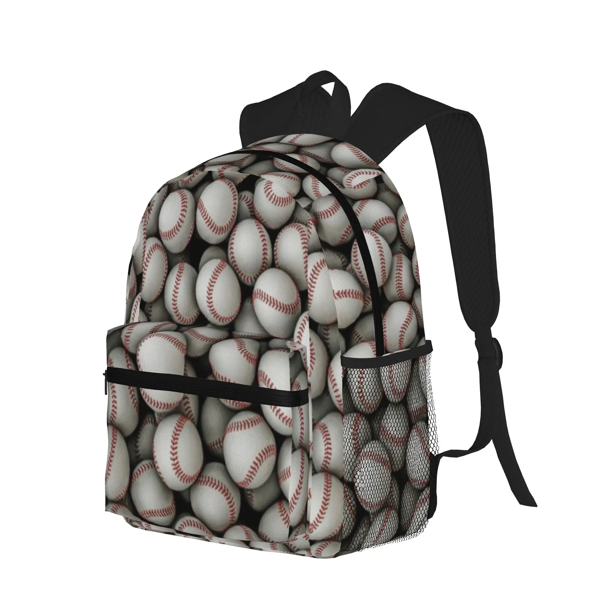 Baseballs  Casual Backpack for Students and Adults Backpacks for women