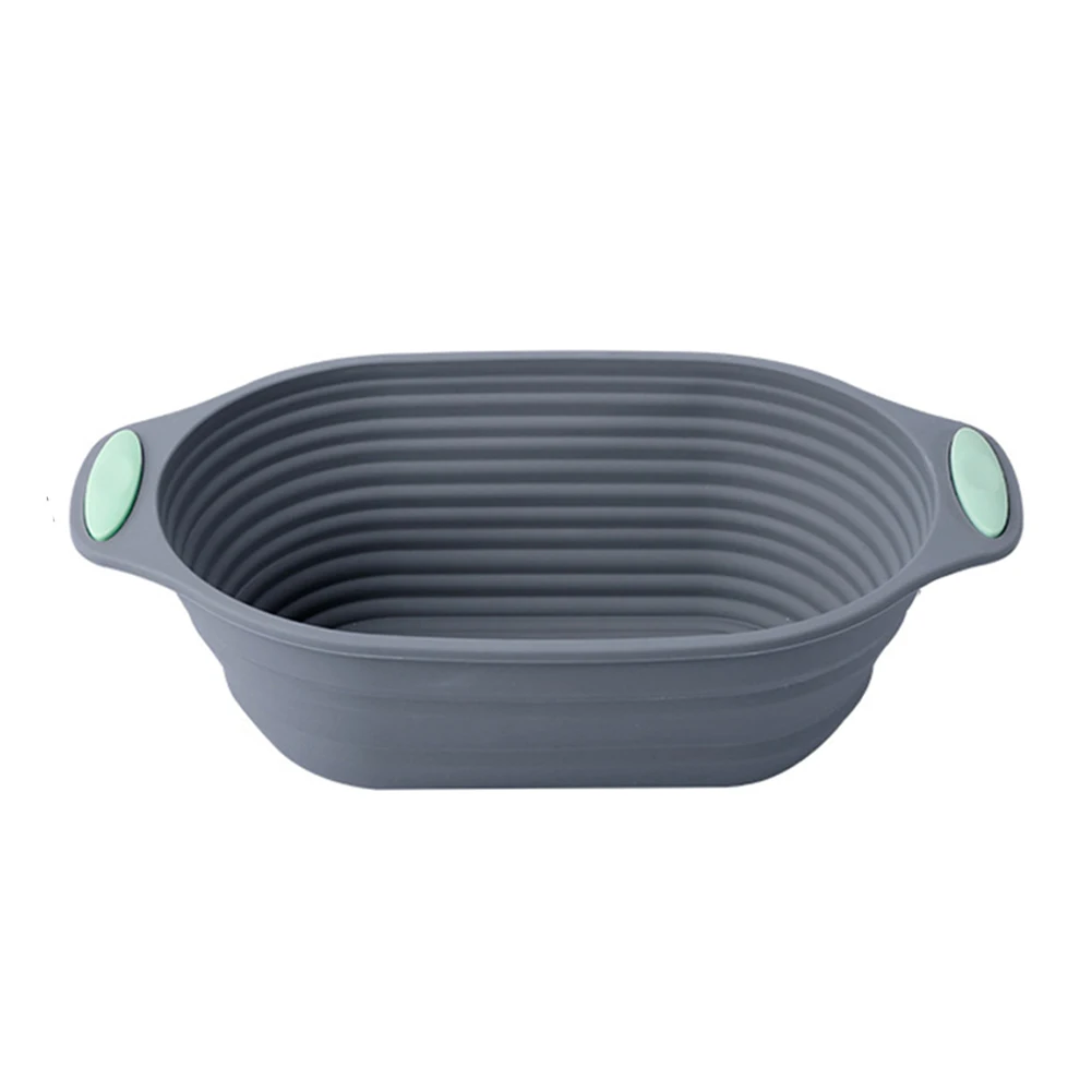 Silicone Folding Fermentation Tray for Dough Rising - Heat Resistant Large Capacity Baking Basket for Home Bakers