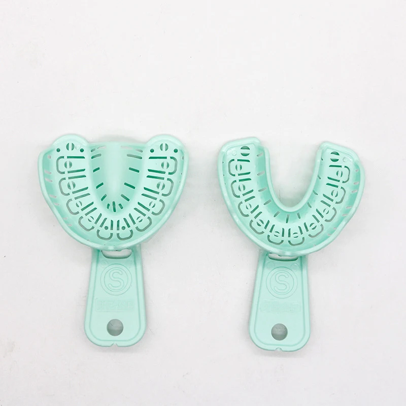 1pcs Dental Impression Set Tray Plastic Disposable Denture Trays Dentist Tools Dentistry Lab Material