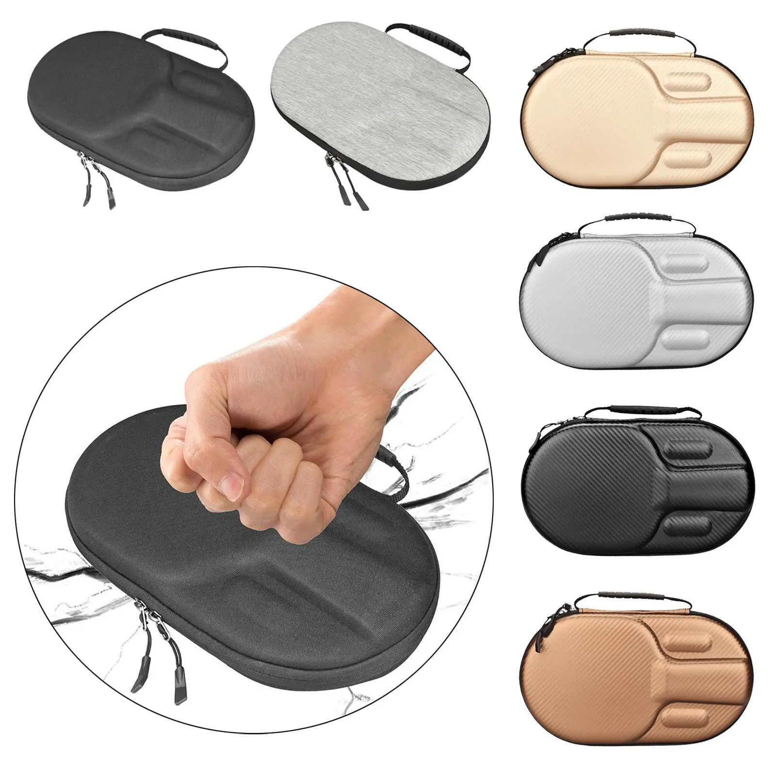 

Paddle Case Raquet Tennis Cover Practical Refecting Concrection Protection Protective Rica for 2 4 Balls