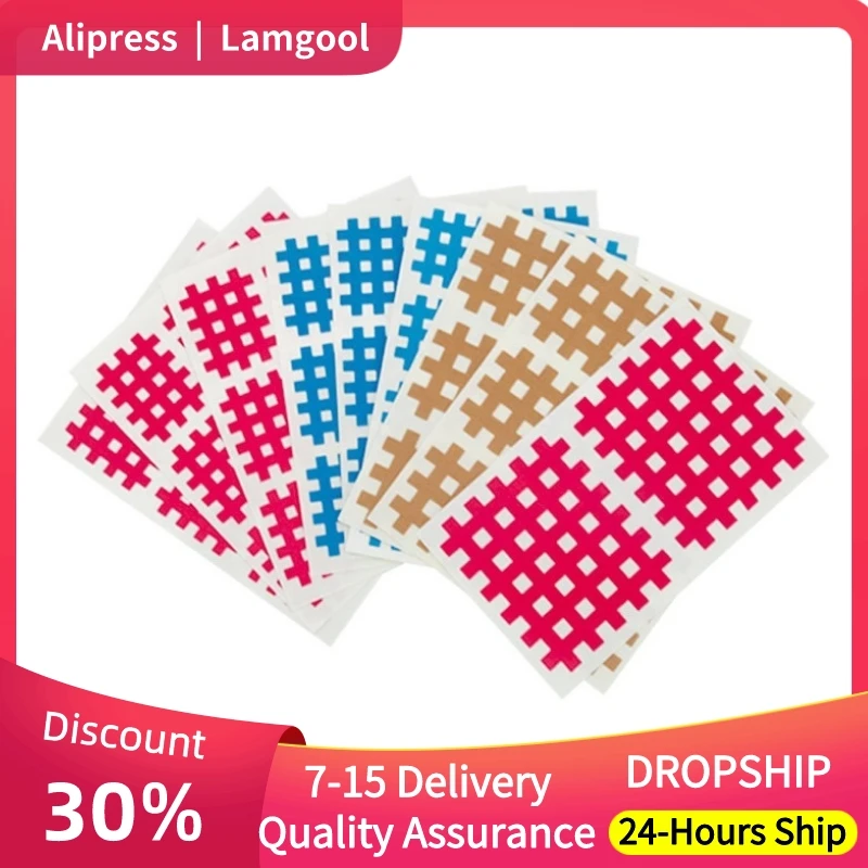 1 Piece 2/6/8/9 Stickers Cross Kinesiology Tape Pain Relief Stickers Sports Acupoint Muscle Physiotherapy Mussle Tape