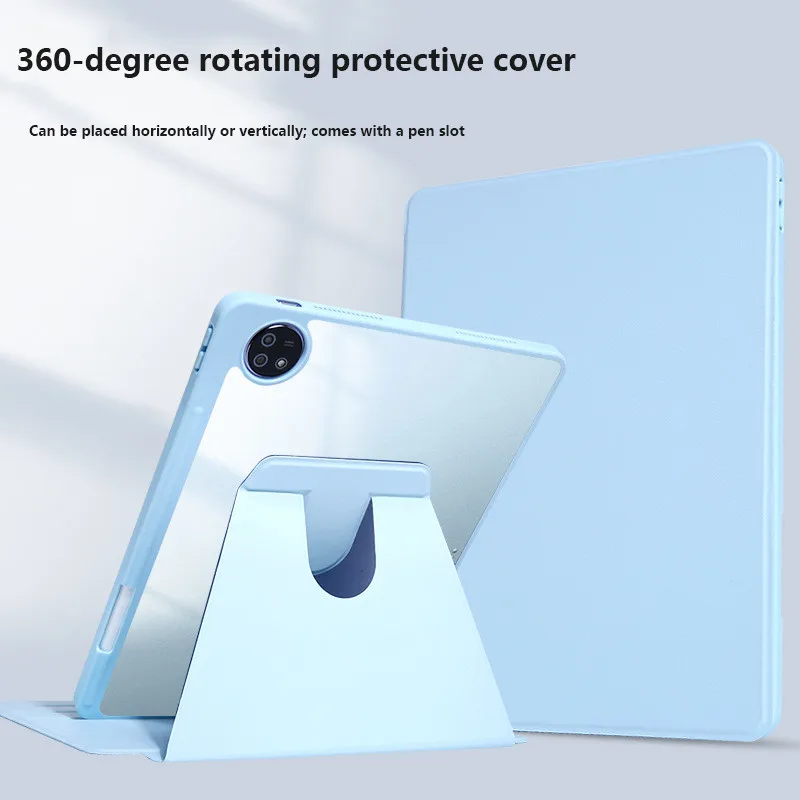 

360 Rotation Acrylic Hard Case for Vivo Pad6 Pro 13.2 2026 with Pencil Holder