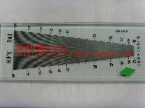 Textile Instruments/SFY241/Density Gauge/Textile Fabric Testing/Fabric Warp and Weft Density Mirror/Weft Density Mirror