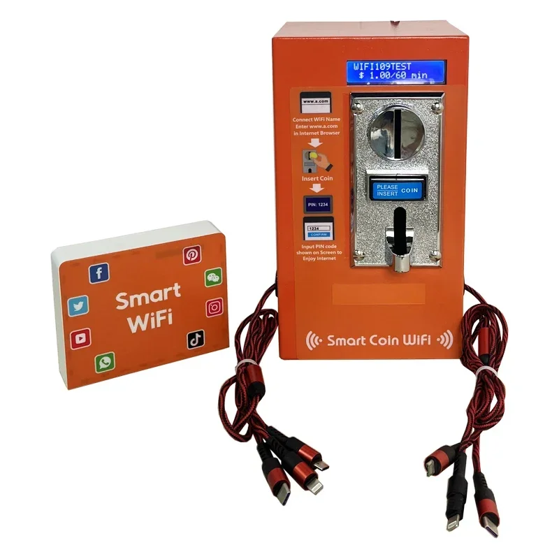 

SOL Guanri Coin-operated WiFi Charging Router 4 Ethernet Ports 300Mbps Hotspot Low-end Version WiFi Mikrotik Router