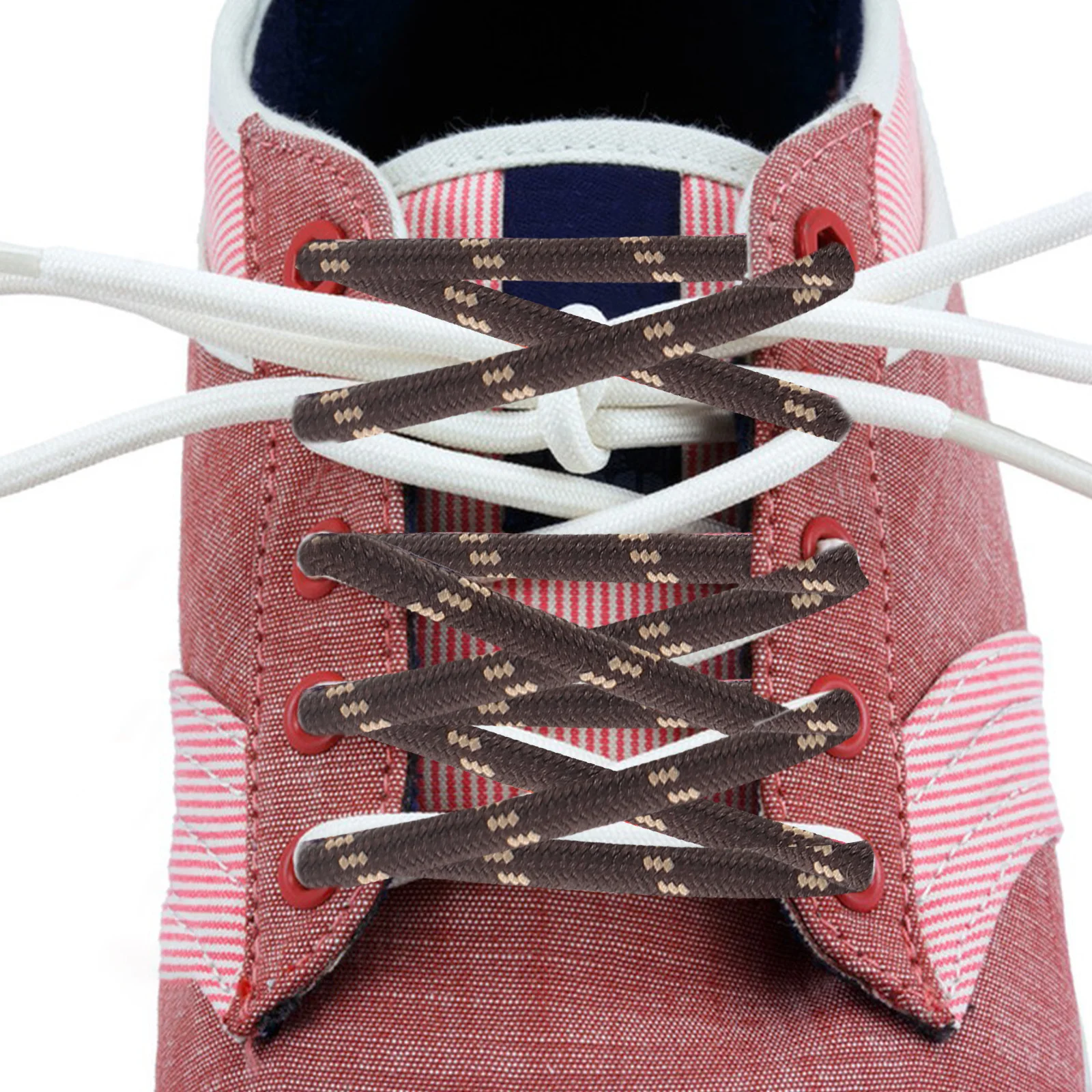 

3Pairs Round Shoelaces Versatile Durable Stylish Outdoor Hiking Boot Laces Hat String Pant Waist Cord Replacement