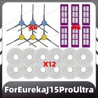 Compatible for Eureka J15 Pro Ultra Replacement Dust Bags Mop Pads Spare Parts Accessories