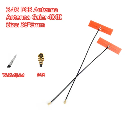 2pcs WiFi module antenna Bluetooth module antenna 2.4G built-in PCB antenna high gain omni directional antenna ipex