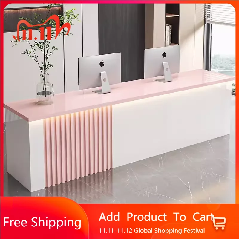 

Salon Counter Reception Desks Decorations Modern Small Reception Desks Beauty Salon Designer Bureau Chambre Trendy Furniture