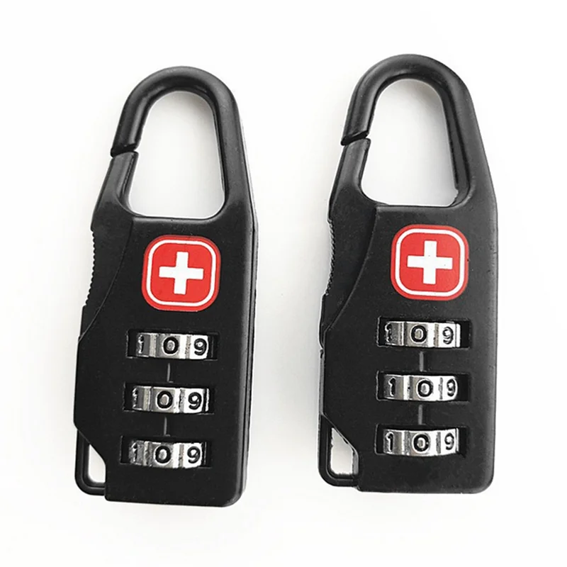 1-5PCS Combination Padlock Alloy Code Number Lock Security Customs Lock for Luggage Zipper Backpack Handbag Waterproof